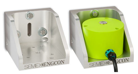 MENHIR measuring system – Real-time vibration recording for construction and environmental monitoring – Wall bracket for SATELLITH